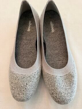 Allbirds Wool Breezers WB Shoes Women's 9 Ballet Flat Slip On Loafers Gray